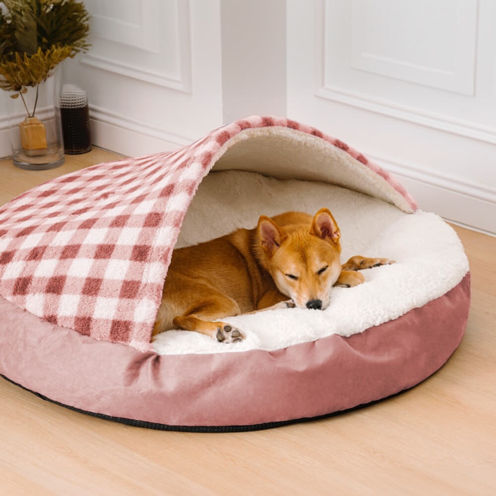 PlaidComfort™ – The Cozy & Stylish Dog Bed